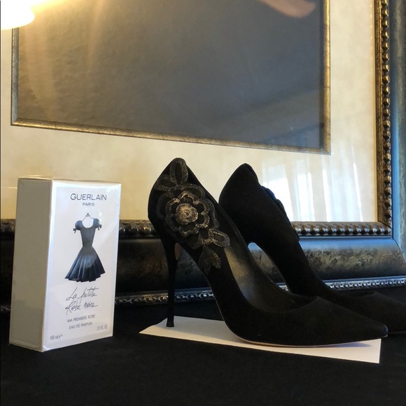 Sophia Webster Black Suede Shoes - Size 9 (39) New - Picture 8 of 8